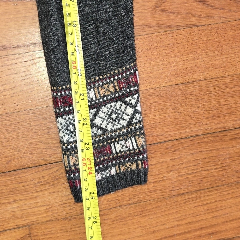 Sherpa Adventure Gear Merino Wool Alpaca Knit Maya Sweater Dress Gray Sz.Large - Picture 11 of 11